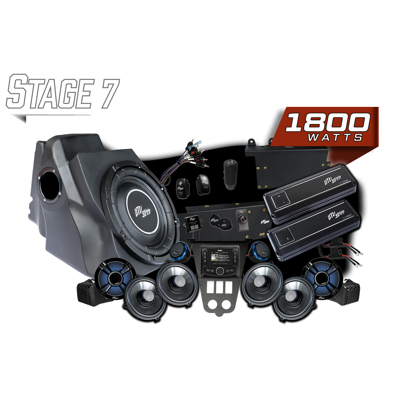'25-'26 RZR® Pro Series Signature Stage 7 Stereo Kit | UTVS-PRO2-S7-S