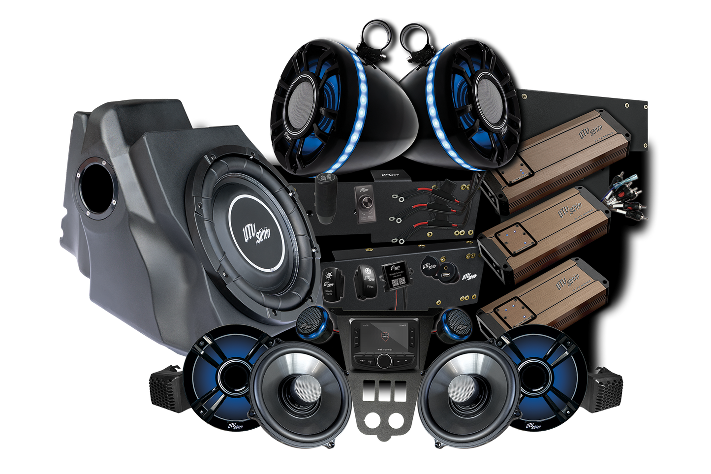 '25-'26 RZR® Pro Series Elite Stage 8 Stereo Kit | UTVS-PRO2-S8-E