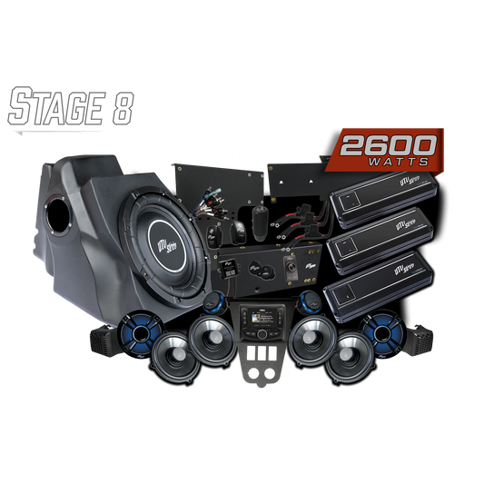 '25-'26 RZR® Pro Series Signature Stage 8 Stereo Kit | UTVS-PRO2-S8-S