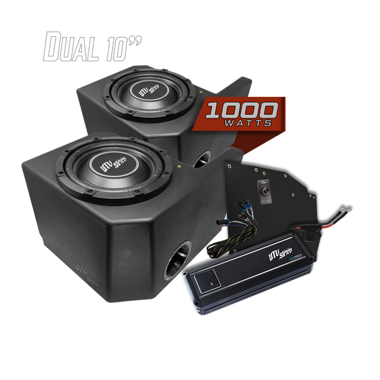 Polaris® Ranger 1000W Dual 10" Subwoofer Kit | UTVS-RNG-SUB-1000-2