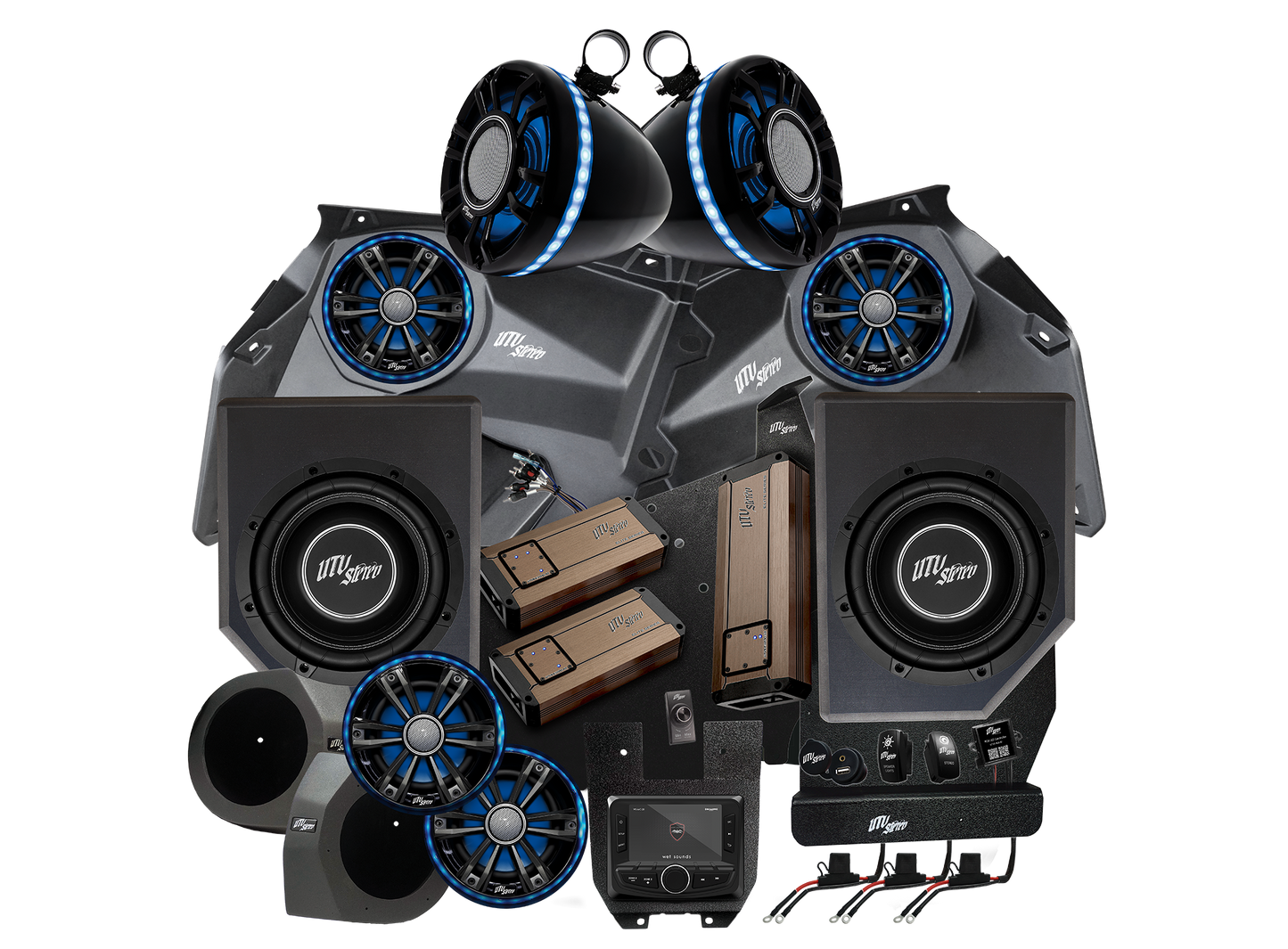Can-Am® X3 Elite Series Stage 8 Stereo Kit | UTVS-X3-S8-E