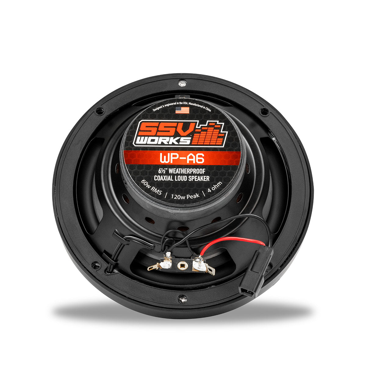 SSV Works A-Spec 6.5in Weatherproof Powersports Speakers for UTV's, Boats, RV and more (pair)