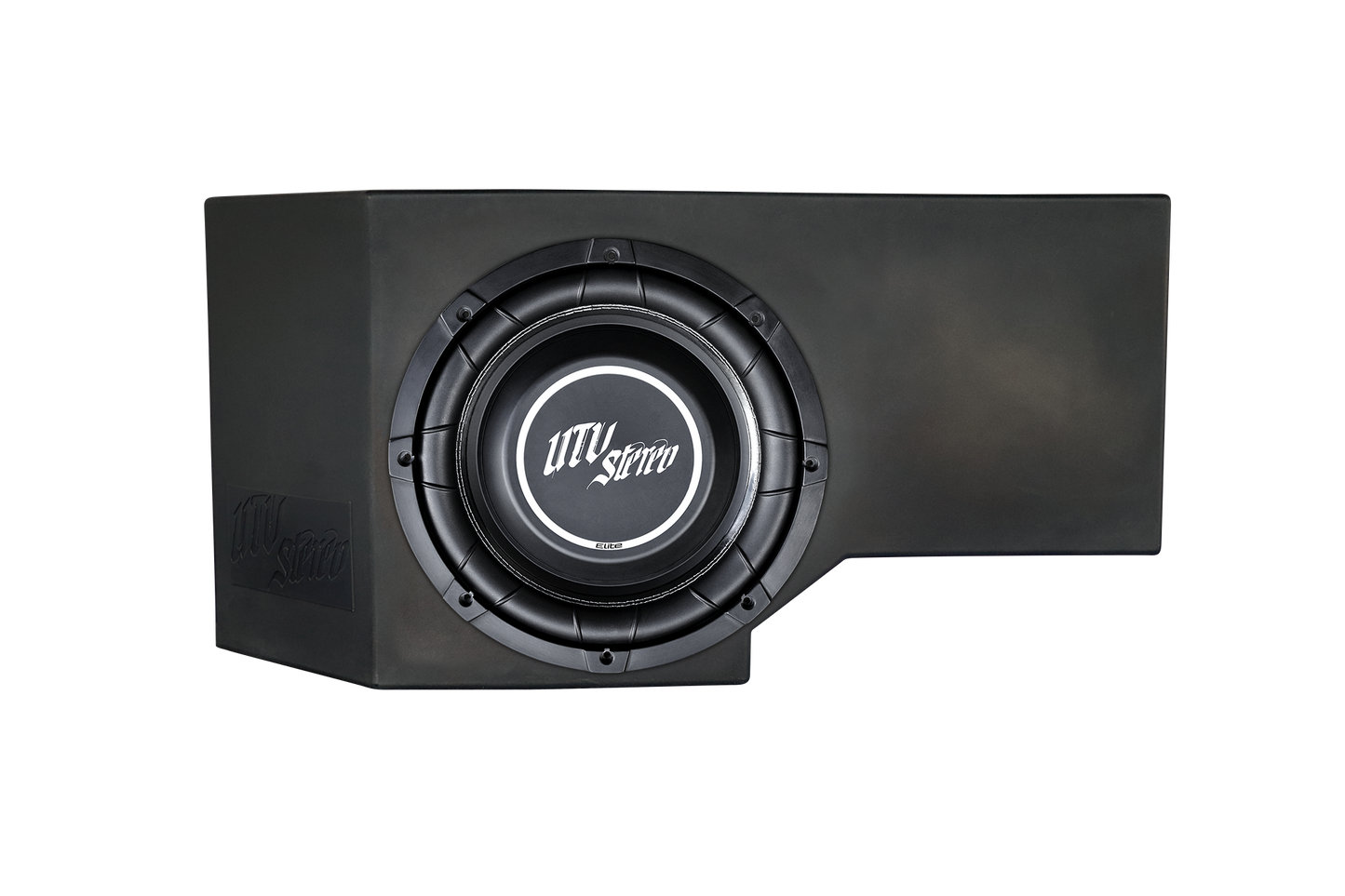 Can-Am® Defender HD11 Vented 10" Front Passenger Subwoofer Enclosure Unloaded | UTVS-DEF2-VENC-PASS-10-FRONT