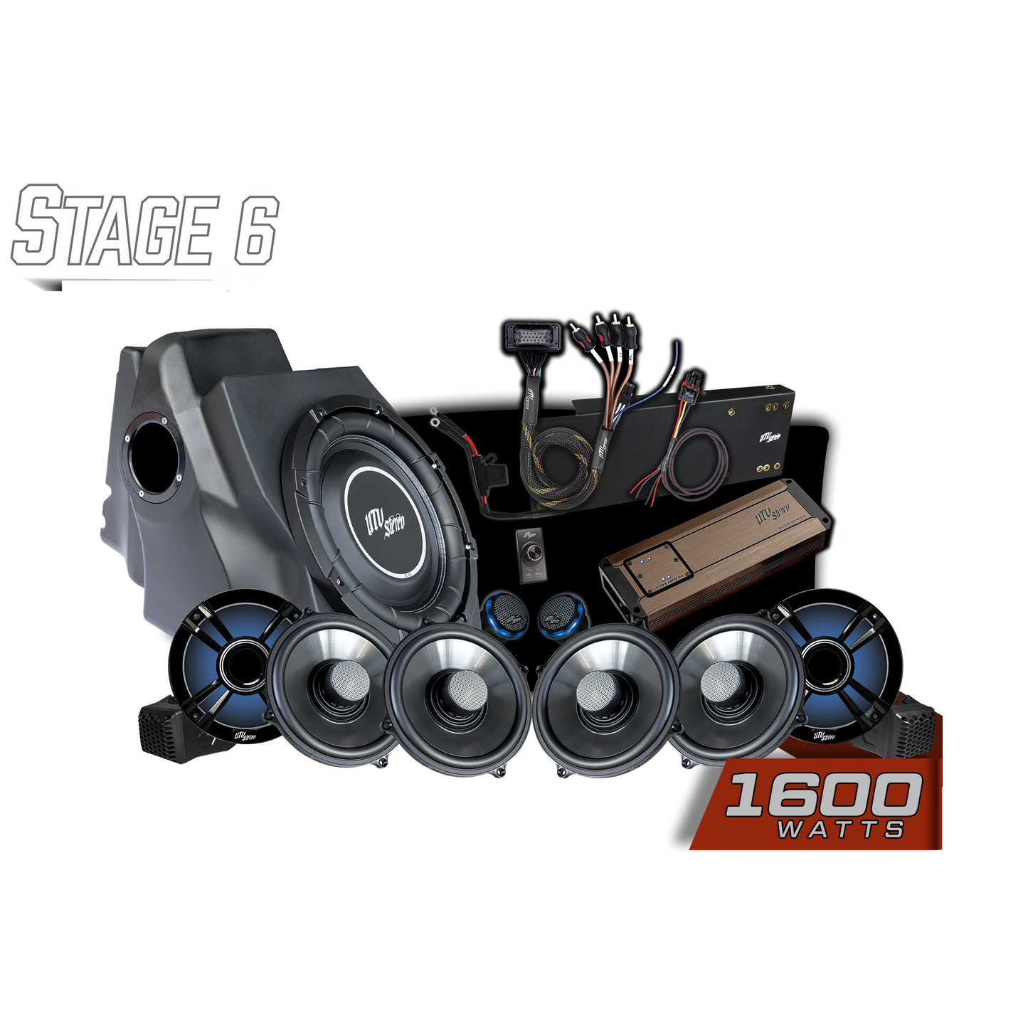 '25-'26 RZR® Pro Series Ride Command® Stage 6 Stereo Kit | UTVS-PRO2-S6-RC